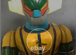 Vintage takara kotetsu steel JEEG Japan space robot tin toy bullmark popy sofubi