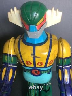 Vintage takara kotetsu steel JEEG Japan space robot tin toy bullmark popy sofubi