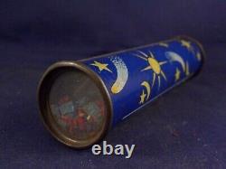 Vintage tin toy KALEIDOSCOPE MAGIC space star sun 1940's