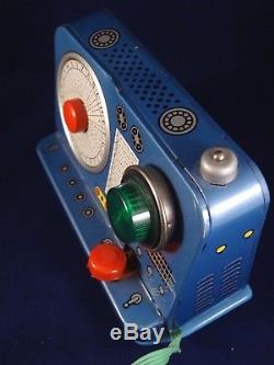Vintage tin toy communication set battery toy Modern toys Morse Space Moon 1960
