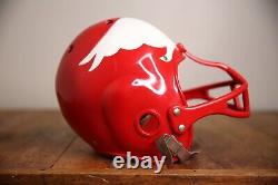 Vintage toy Space Helmet with wings chin strap football rocket red