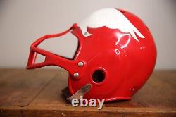 Vintage toy Space Helmet with wings chin strap football rocket red