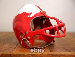 Vintage toy Space Helmet with wings chin strap football rocket red