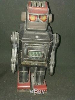Vintage toys rare robot tin horikawa operaty battery made in japan