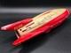 Vintage very rare tin toy space rocket Made in France F. I. 54 1940 50's