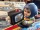 Vintage working Tin Litho/box ME777 Televiboat Space Toy. Made In China 1970s
