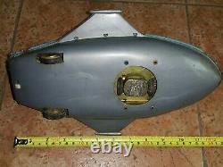 Vntg. Space Commander Ship Tin Toy Vehicle Batt. Oper. China Old Me 325 Me 769