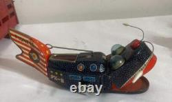 Vtg 1950's Yoshiya Japan Pioneer X-3 Space Whale Working Excellent Rare