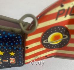 Vtg 1950's Yoshiya Japan Pioneer X-3 Space Whale Working Excellent Rare