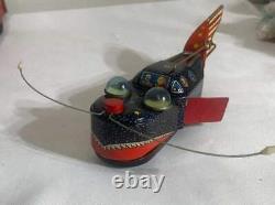 Vtg 1950's Yoshiya Japan Pioneer X-3 Space Whale Working Excellent Rare