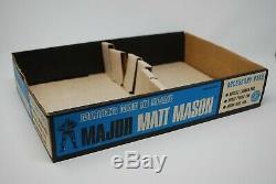 Vtg 1966 Mattel Matt Mason Accessory Pak Retail Store Display Tray & List Rare