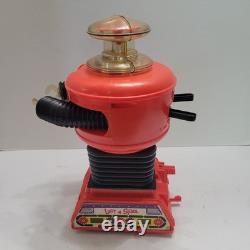 Vtg 1966 Remco Lost in Space Robot Toy Red with Black NOT Working For Parts Only