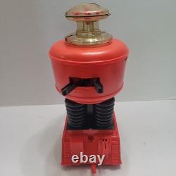 Vtg 1966 Remco Lost in Space Robot Toy Red with Black NOT Working For Parts Only