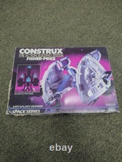 Vtg 1987 Fisher-Price Construx #6455 Space Series Galaxy Voyager
