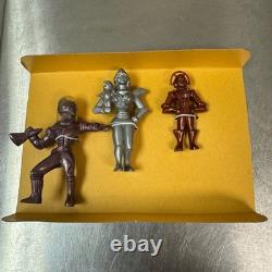 Vtg ARCHER Space People Set with Original Box Archer Plastics c. 1950s