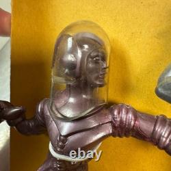 Vtg ARCHER Space People Set with Original Box Archer Plastics c. 1950s