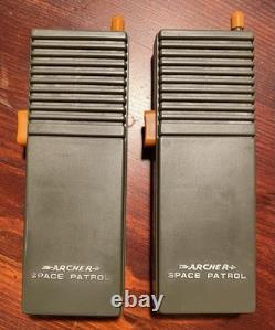 Vtg Archer Space Patrol Walkie Talkies Model 60-4004From Back To The Future