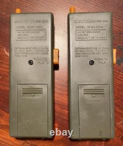 Vtg Archer Space Patrol Walkie Talkies Model 60-4004From Back To The Future