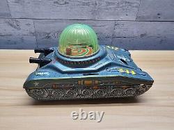 Vtg Daiya Looping Space Tank Toy Tin Made In Japan 1962 Read Description