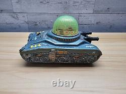 Vtg Daiya Looping Space Tank Toy Tin Made In Japan 1962 Read Description