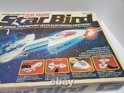 Vtg Electronic Star Bird Space Transport with Box, 1978. Lights & Noises. MB 4852