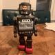 Vtg Horikawa Rotate-O-Matic Super Astronaut Robot Japan Tin Toy AS-IS