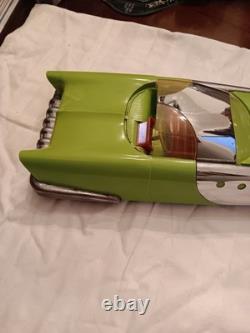 Vtg MATTEL 1953 Futuristic Dream Car Lime Green Retro Missing Front Windshield