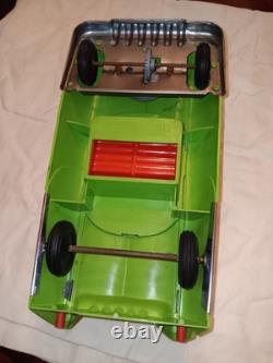 Vtg MATTEL 1953 Futuristic Dream Car Lime Green Retro Missing Front Windshield