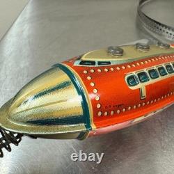Vtg Mondrakete Sky Rocket Tin Toy with Box Guntherman West Germany Space Toy