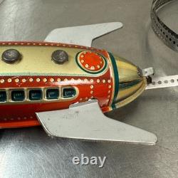 Vtg Mondrakete Sky Rocket Tin Toy with Box Guntherman West Germany Space Toy