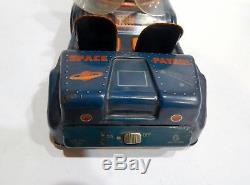 Vtg Nomura Japan Tin Toy Robby Robot Space Patrol Battery Operated