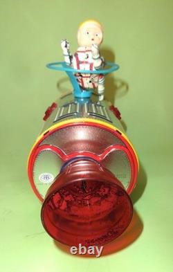 Vtg SPACE CAPSULE with FLOATING ASTRONAUT TIN LITHO BOXED MODERN TOYS JAPAN 1960's