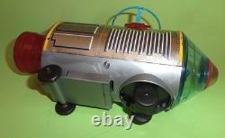 Vtg SPACE CAPSULE with FLOATING ASTRONAUT TIN LITHO BOXED MODERN TOYS JAPAN 1960's