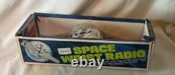 Vtg Sears Roebuck Space Wrist Radio #51055 With Box Made In Hong Kong Sci If