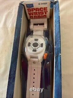 Vtg Sears Roebuck Space Wrist Radio #51055 With Box Made In Hong Kong Sci If