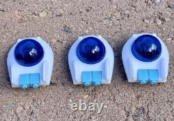 Vtg Set Of 12 Ocean Toy Plastic Friction Motor UFO Space Toy 1980s With OG Box