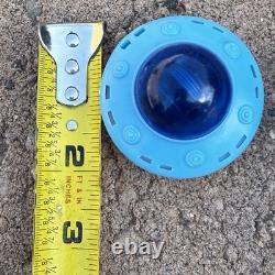 Vtg Set Of 12 Ocean Toy Plastic Friction Motor UFO Space Toy 1980s With OG Box
