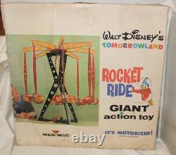 Vtg Space Carnival Walt Disney Wen-Mac Production Tomorrow Land Giant Action Toy