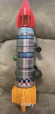 Vtg Space Frontier Rocket Ship Yoshino Battery Toy Apollo 11 Tested Works