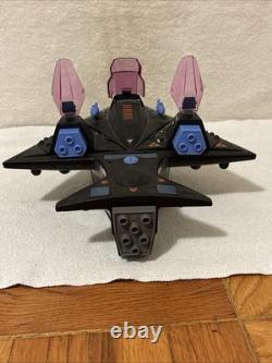 Vtg Starcom Shadowbat With 2 Pilots & 2 Parasites Retro Space Toy 1986 WORKS
