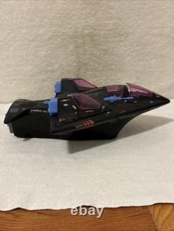 Vtg Starcom Shadowbat With 2 Pilots & 2 Parasites Retro Space Toy 1986 WORKS
