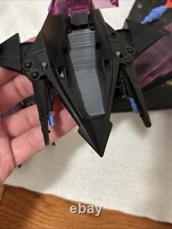 Vtg Starcom Shadowbat With 2 Pilots & 2 Parasites Retro Space Toy 1986 WORKS
