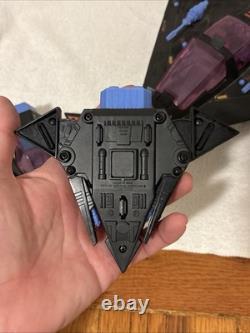 Vtg Starcom Shadowbat With 2 Pilots & 2 Parasites Retro Space Toy 1986 WORKS