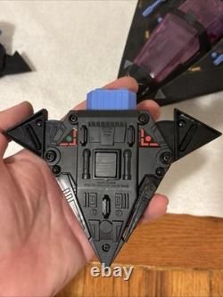 Vtg Starcom Shadowbat With 2 Pilots & 2 Parasites Retro Space Toy 1986 WORKS