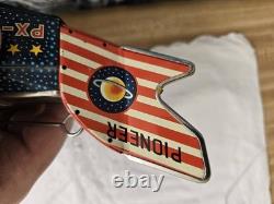 Vtg. Yoshiya (KO) space whale ship pioneer PX-3 wind up, Japan