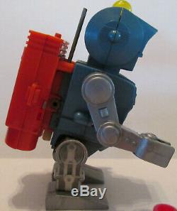 Working Billy Blastoff Robot & Billy Eldon Japan 1970 vintage many accessories