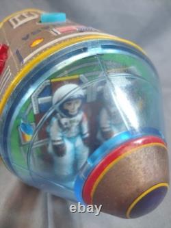 Working Masudaya Tin Toy USA NASA Apollo Rocket Vintage Modern Toys Co Japan