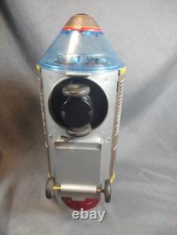 Working Masudaya Tin Toy USA NASA Apollo Rocket Vintage Modern Toys Co Japan