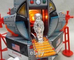 YONEZAWA Tinplate toy Apollo 2 Lunar Module NASA Space Spaceship japan made VTG