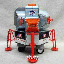 YONEZAWA Tinplate toy Apollo 2 Lunar Module NASA Space Spaceship japan made VTG